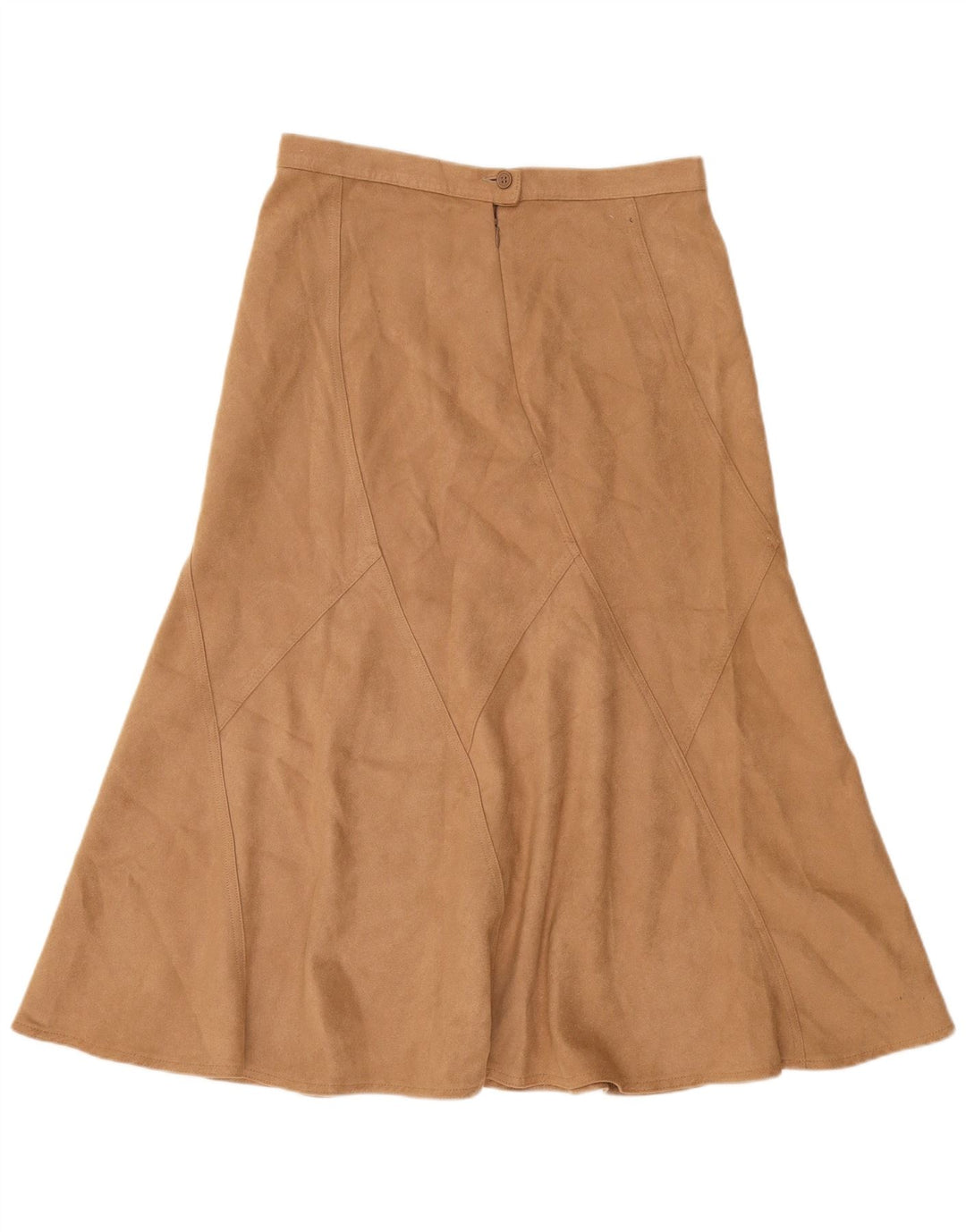 Marks & Spencer Womens A-Line Skirt UK 12 Medium W32  Beige Polyester