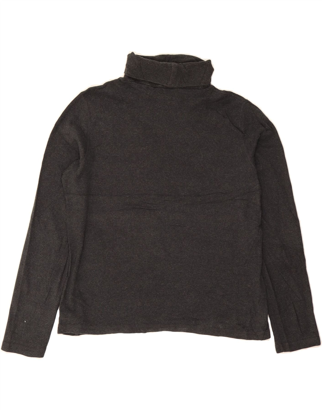 EDDIE BAUER Womens Roll Neck Jumper Sweater UK 14 Medium Grey Cotton Vintage Eddie Bauer and Second-Hand Eddie Bauer from Messina Hembry 