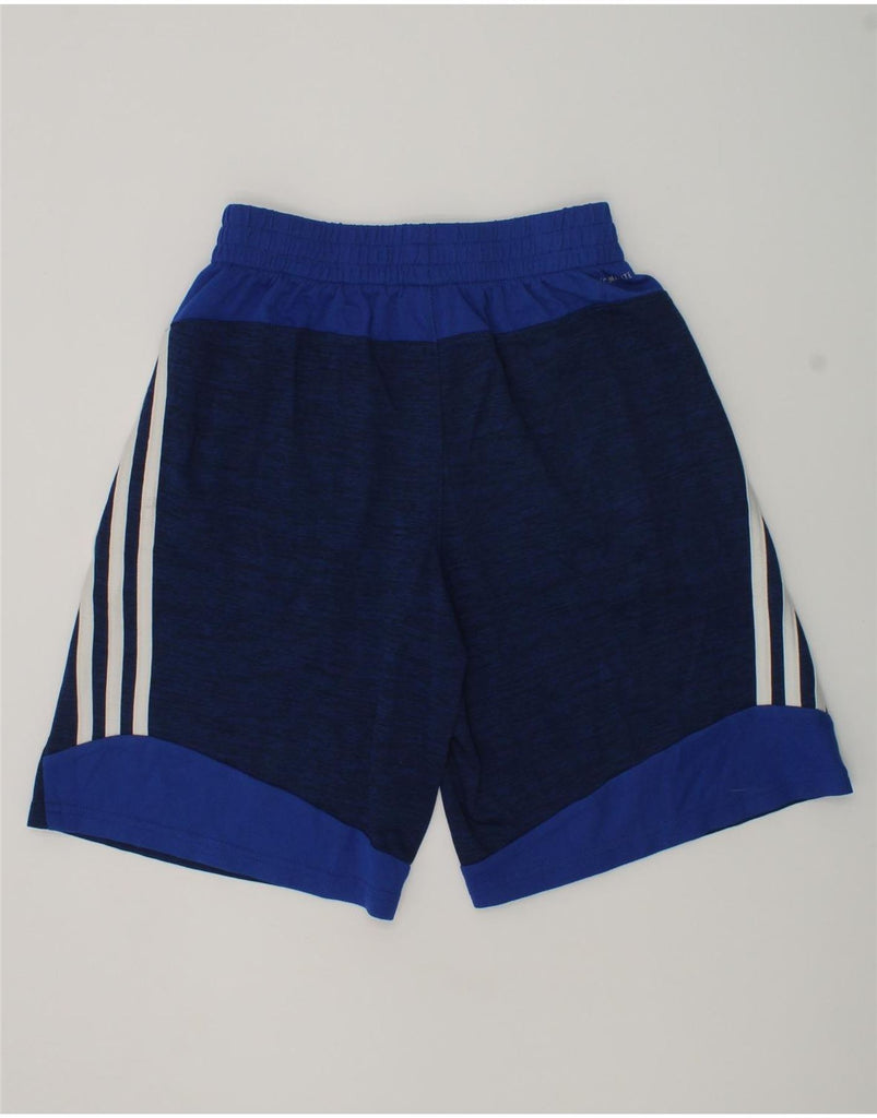 ADIDAS Boys Climalite Sport Shorts 10-11 Years Medium  Navy Blue | Vintage Adidas | Thrift | Second-Hand Adidas | Used Clothing | Messina Hembry 