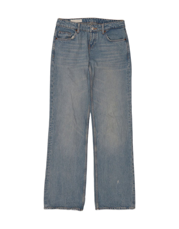 Zara Womens Straight Jeans EU 36 XS W26 L34 Blue Cotton