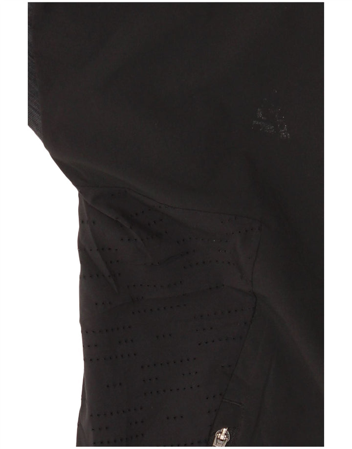 Nike Mens Tracksuit Top Jacket Small Black Flecked Polyester