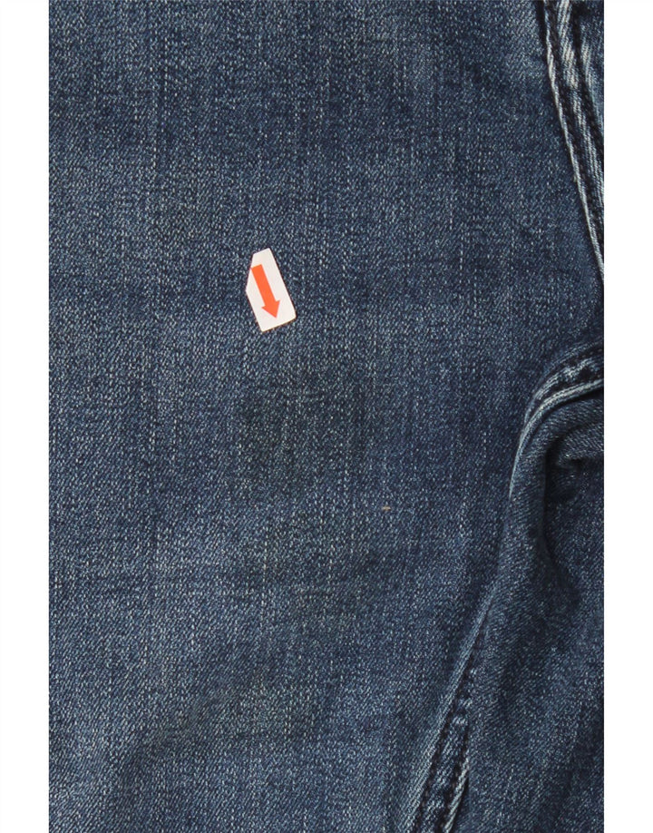 Dkny Mens Slim Jeans W34 L30 Blue Cotton