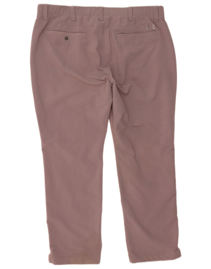UNDER ARMOUR Mens Slim Chino Trousers W40 L30 Purple
