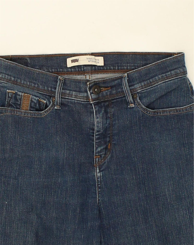 LEVI'S Womens Perfectly Slimming Straight Jeans W29 L30  Blue Cotton | Vintage Levi's | Thrift | Second-Hand Levi's | Used Clothing | Messina Hembry 