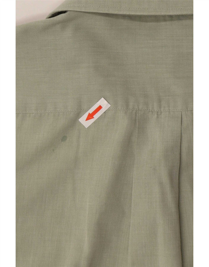St. Bernard Mens Shirt Size 41 16 Large Green