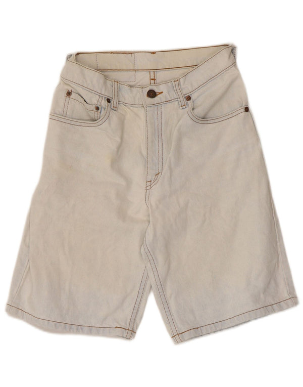 Levi's Womens 550 Denim Shorts US 5 Small W25 Blue Cotton