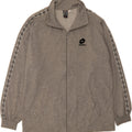 LOTTO Mens Graphic Tracksuit Top Jacket Large Grey Polyester Vintage Lotto and Second-Hand Lotto from Messina Hembry 