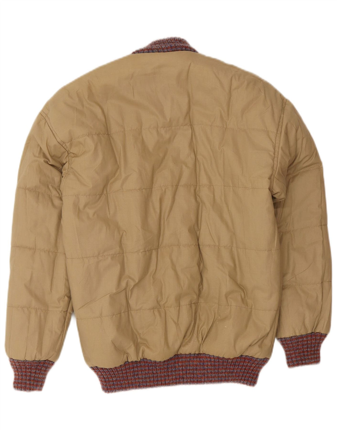 DOLOMITEN Mens Knit Reversible Jacket UK 38 Medium Multicoloured Geometric