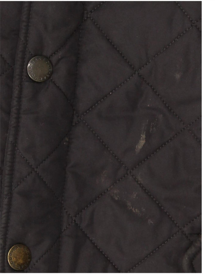Barbour Mens Quilted Jacket UK 42 XL Navy Blue