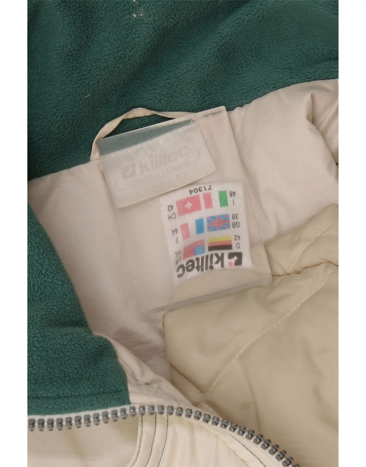 Killtec Womens Oversized Padded Jacket IT 46 Large White Polyester