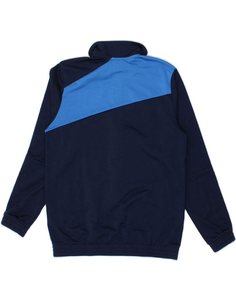 ADIDAS Boys Tracksuit Top Jacket 13-14 Years Navy Blue Colourblock Vintage Adidas and Second-Hand Adidas from Messina Hembry 