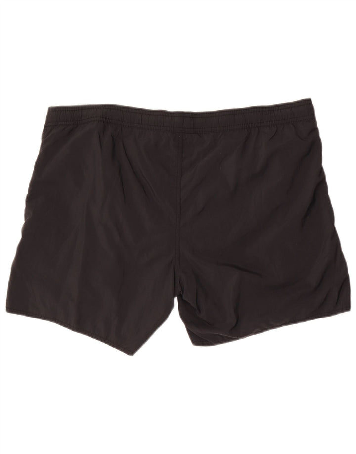 Emporio Armani Mens Graphic Swimming Shorts EU 48 Medium  Black Polyamide