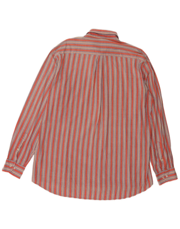 KAPPA Mens Shirt 2XL Red Striped Cotton