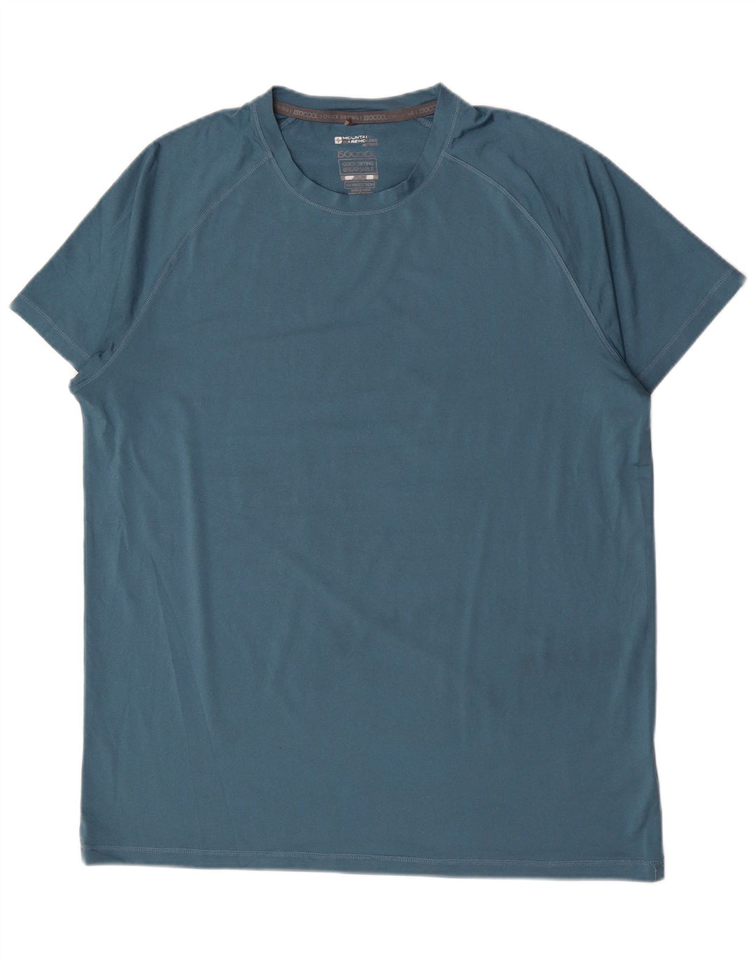 Mountain Warehouse Mens T-Shirt Top XL Blue Polyester