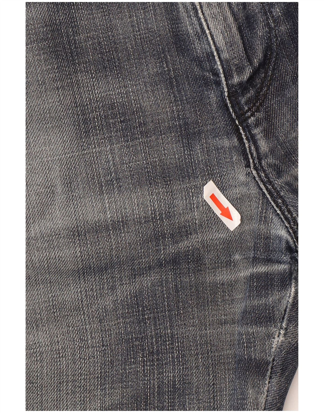 Refrigiwear Mens Straight Jeans W36 L34 Blue Cotton