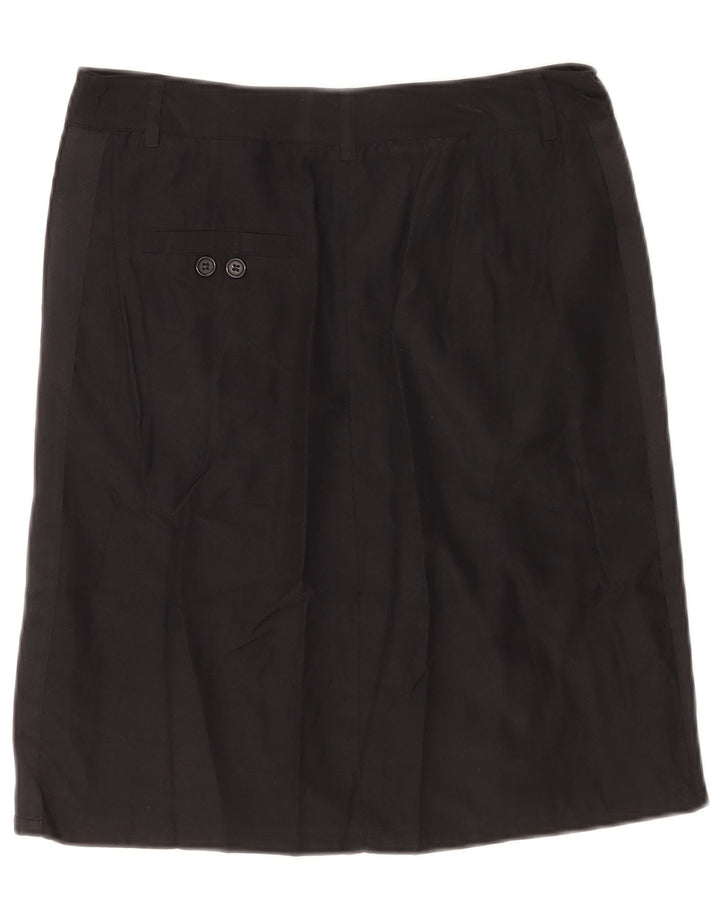 Sisley Womens Straight Skirt W30 Medium Black