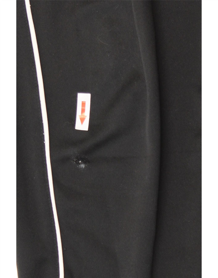 Adidas Mens Tracksuit Trousers Small Black Polyester