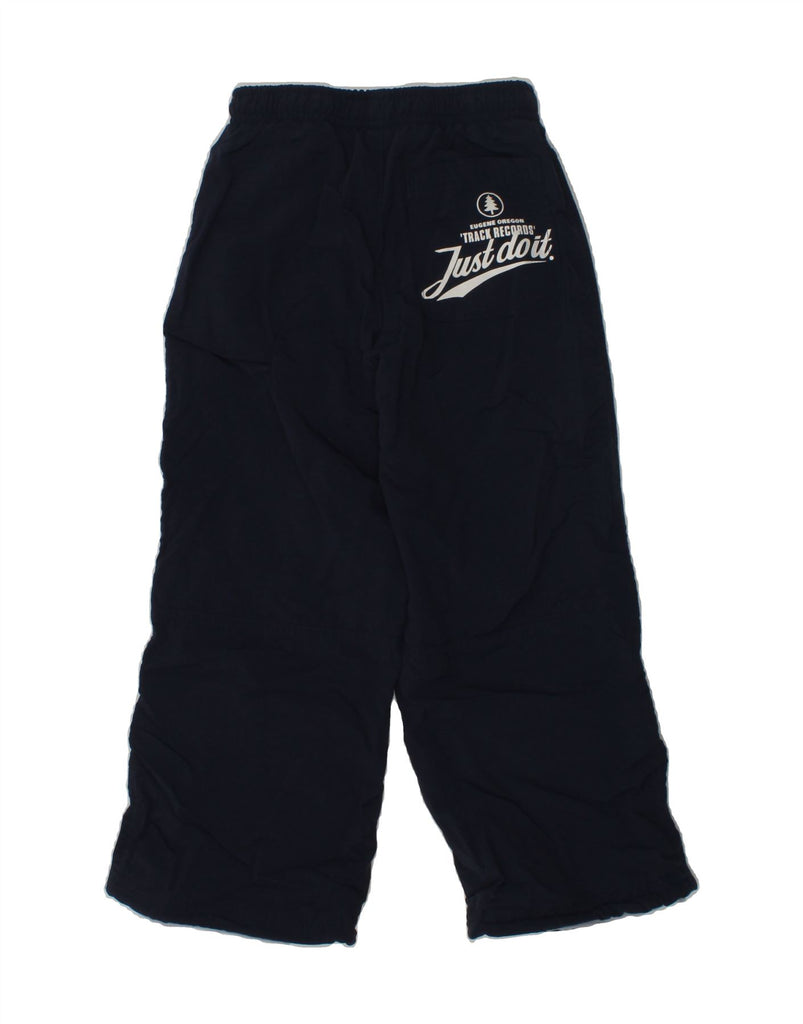 NIKE Boys Graphic Tracksuit Trousers 4-5 Years Small  Navy Blue | Vintage Nike | Thrift | Second-Hand Nike | Used Clothing | Messina Hembry 