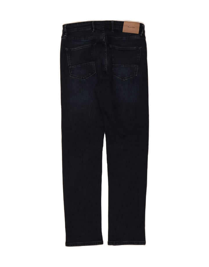 MASSIMO DUTTI Mens Slim Jeans EU 38 Small W30 L30 Navy Blue Cotton Vintage Massimo Dutti and Second-Hand Massimo Dutti from Messina Hembry 