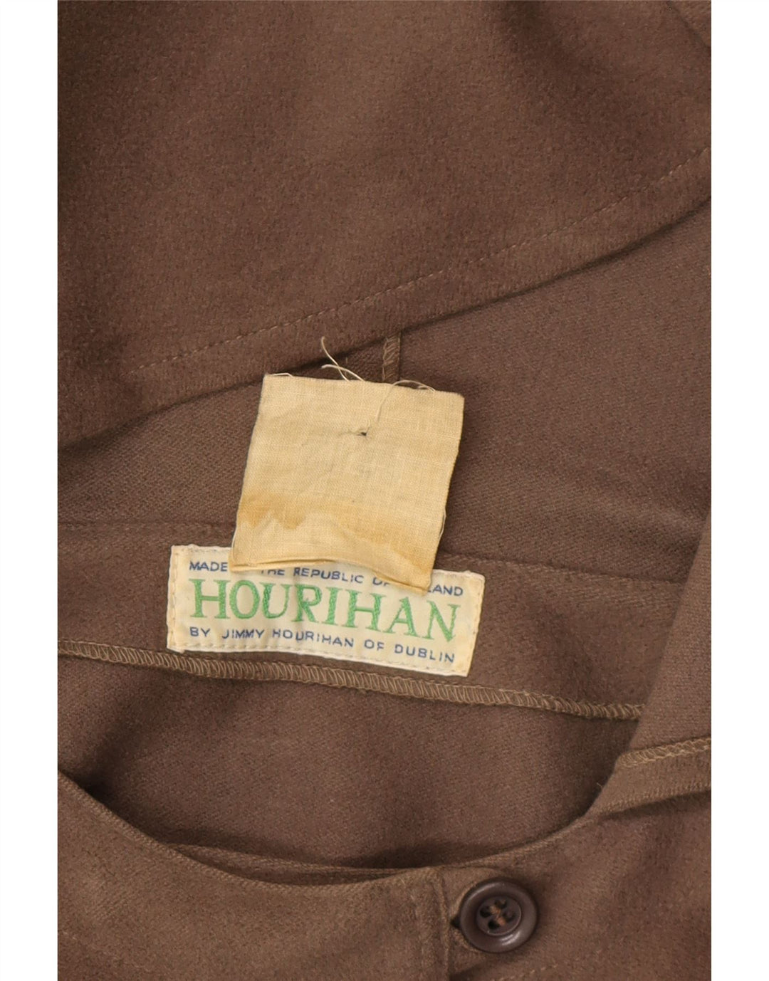 Jimmy Hourihan Womens Poncho Coat One Size Brown Wool