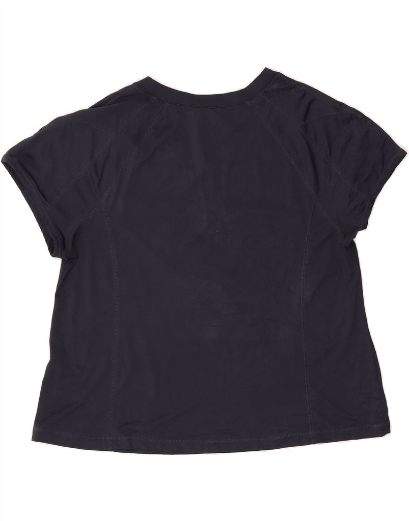 CHAMPION Womens T-Shirt Top UK 20 2XL Navy Blue Vintage Champion and Second-Hand Champion from Messina Hembry 