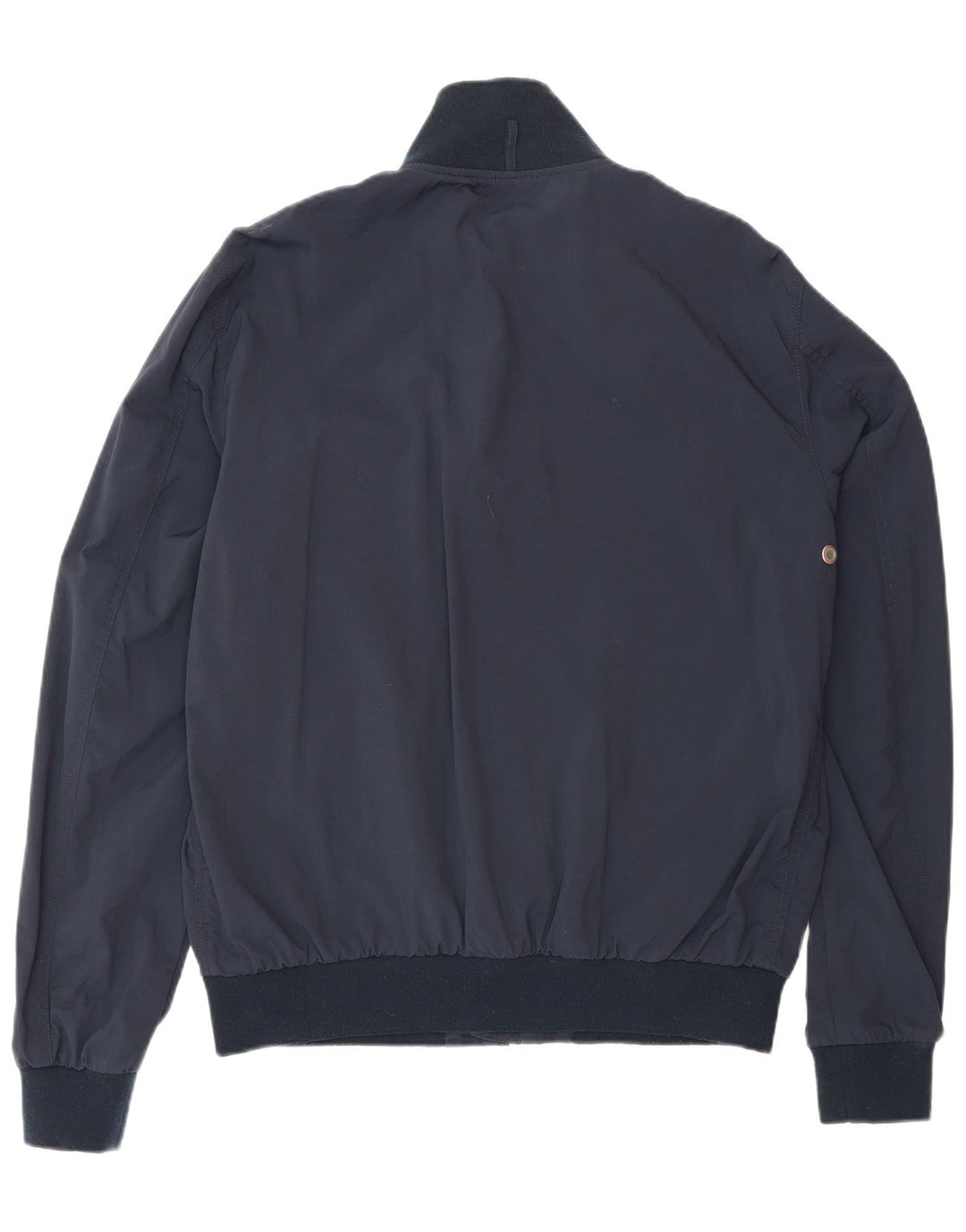 Gas Mens Bomber Jacket UK 40 Large Navy Blue Polyamide