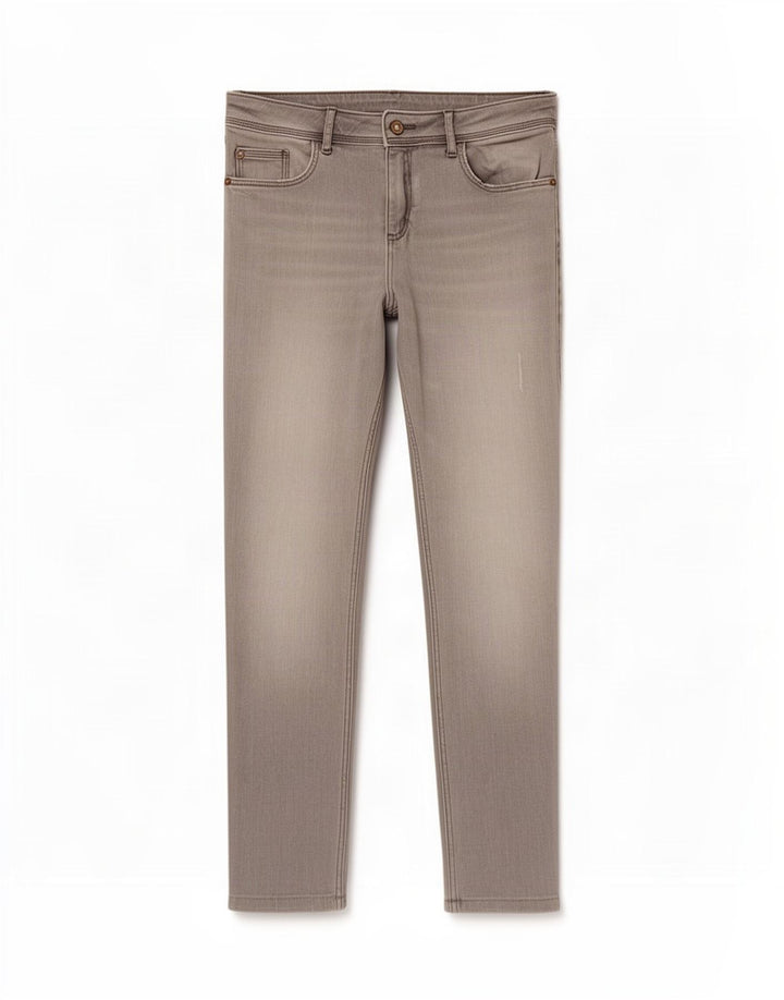 Zara Womens Cropped Jeans EU 38 Small W28 L24 Grey