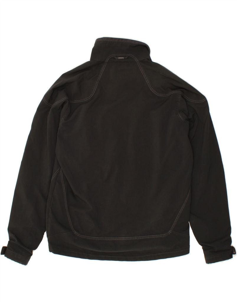 COLUMBIA Mens Interchange Windbreaker Jacket UK 40 Large Black Polyester Vintage Columbia and Second-Hand Columbia from Messina Hembry 