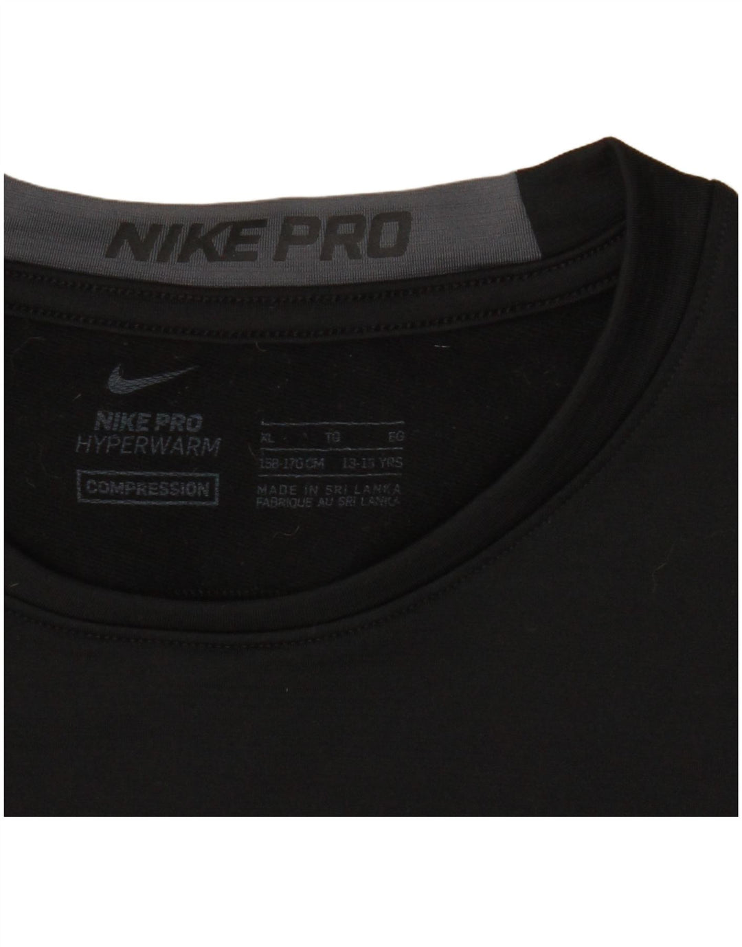Nike Boys Graphic Top Long Sleeve 13-14 Years XL  Black