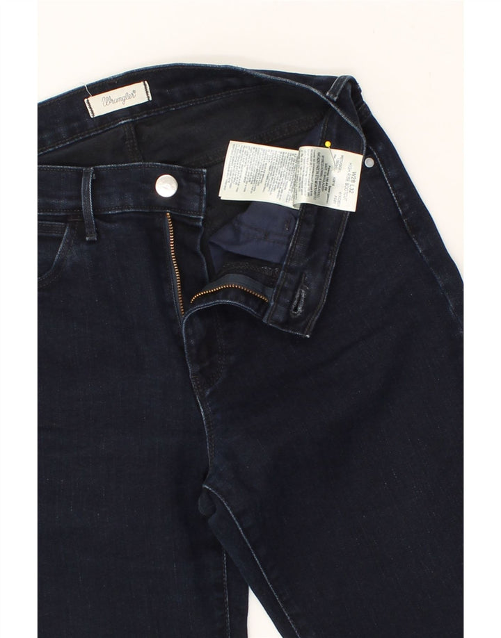 WRANGLER Womens High Rise Bootcut Jeans W28 L28 Navy Blue Cotton Vintage Wrangler and Second-Hand Wrangler from Messina Hembry 