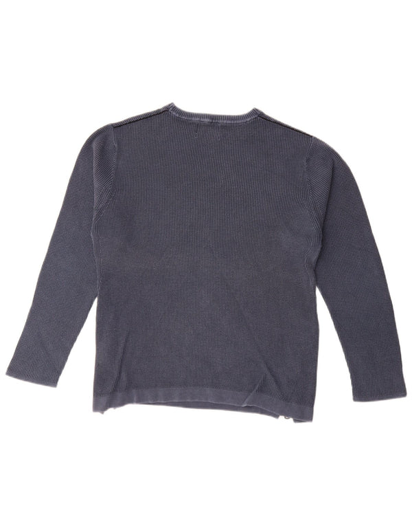 Zara Boys Crew Neck Jumper Sweater 13-14 Years Navy Blue