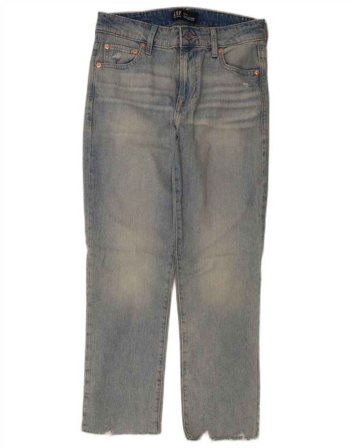 Gap Womens Boyfriend Slim Jeans W24 L24 Blue Cotton