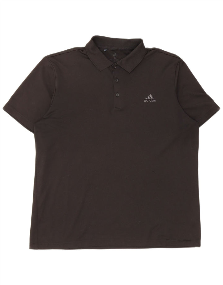 Adidas Mens Polo Shirt Large Black