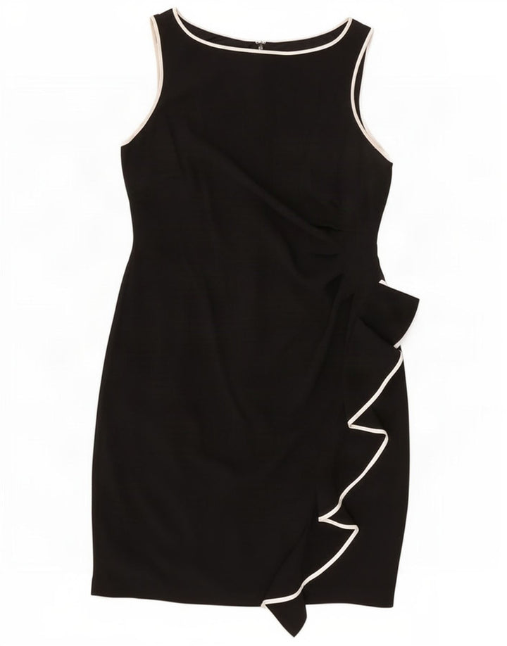 Coast Womens Sleeveless Sheath Dress UK 14 Large Black