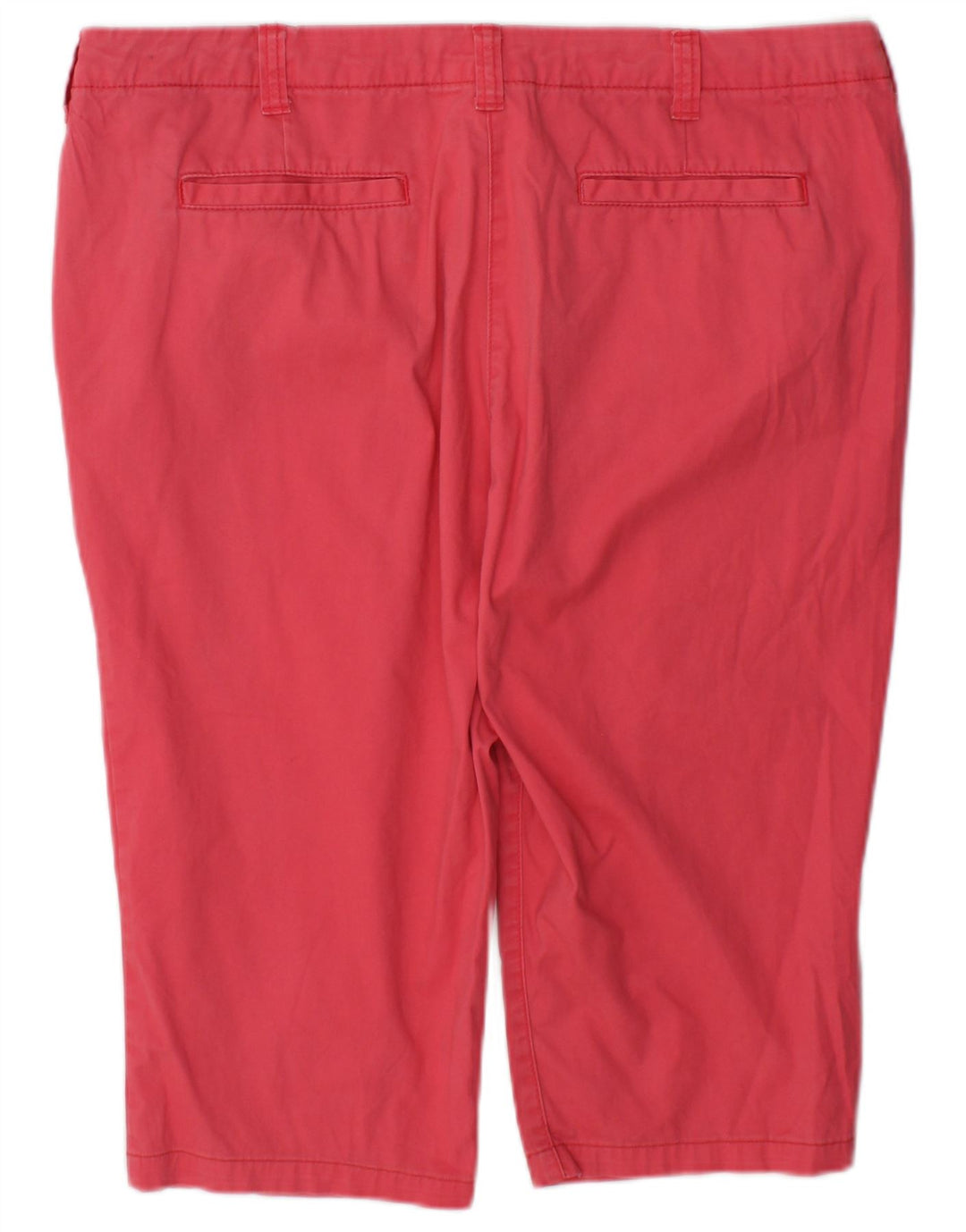 Marks & Spencer Womens Bermuda Shorts UK 16 Large W34  Pink Cotton