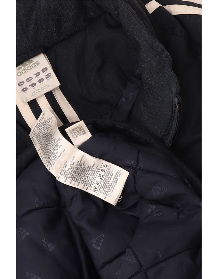 Adidas Mens Padded Jacket UK 42 XL Navy Blue Polyester