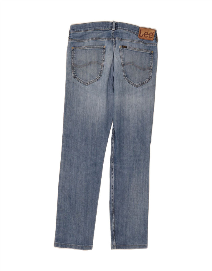 LEE Womens Daren Zip Fly Straight Jeans W32 L29 Blue Cotton Vintage Lee and Second-Hand Lee from Messina Hembry 