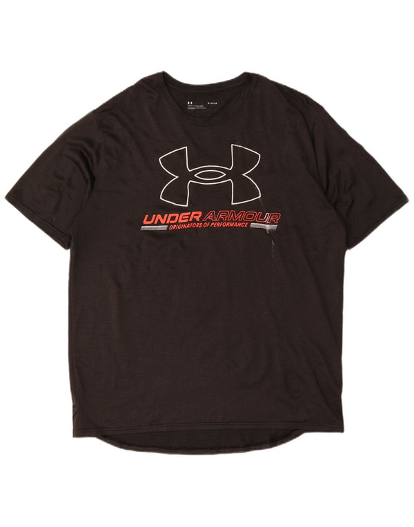 Under Armour Mens Graphic T-Shirt Top Large Black