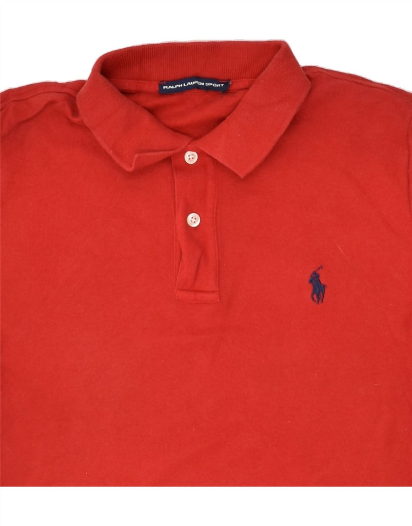 RALPH LAUREN Boys Polo Shirt 15-16 Years Red | Vintage Ralph Lauren | Thrift | Second-Hand Ralph Lauren | Used Clothing | Messina Hembry 