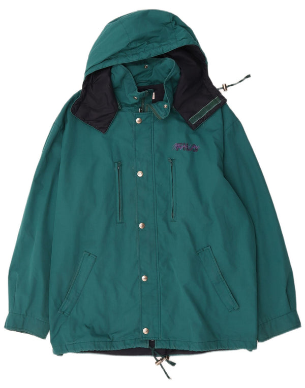 Fila Mens Hooded Parka Jacket IT 52 2XL Green