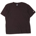Champion Mens T-Shirt Top Large Black Cotton