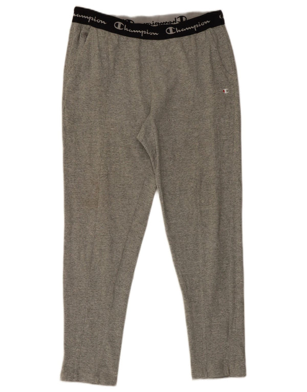 Champion Womens Graphic Tracksuit Trousers 2XL Grey Colourblock