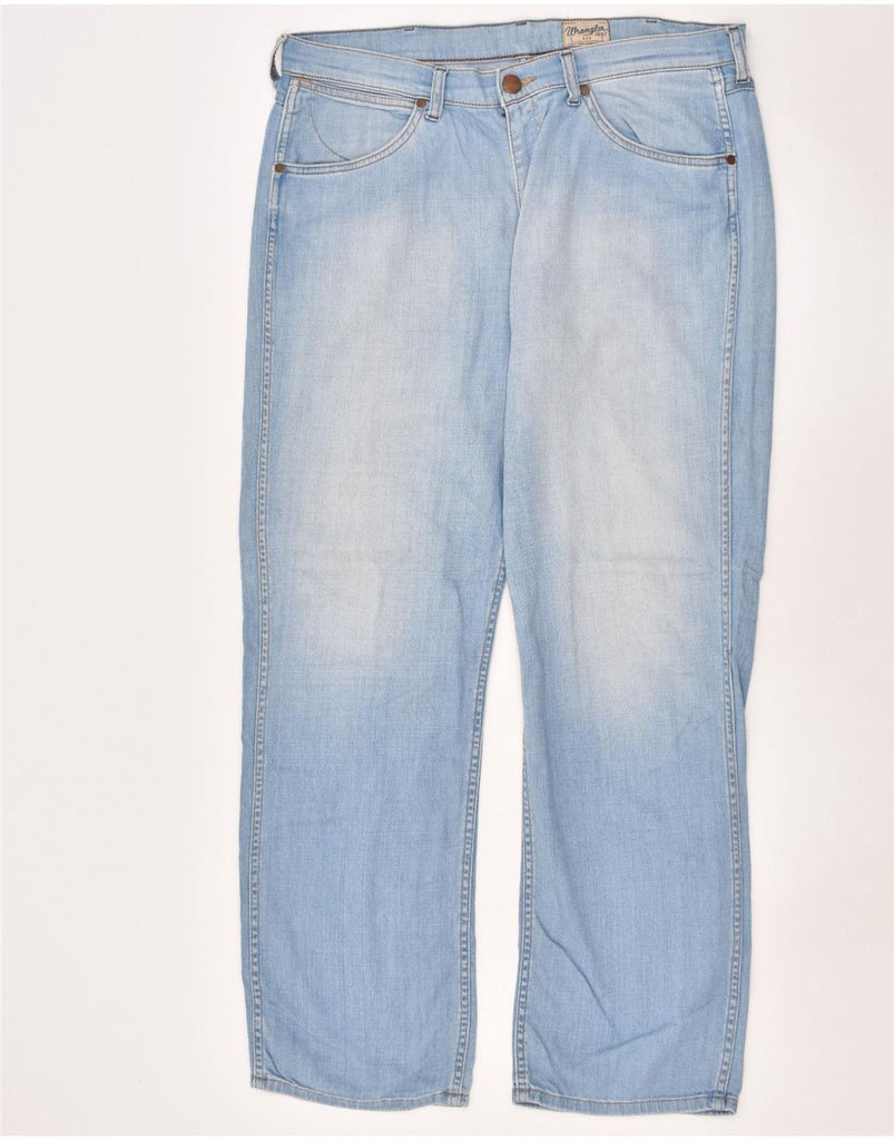 WRANGLER Mens Ace Straight Jeans W38 L34  Blue Cotton | Vintage Wrangler | Thrift | Second-Hand Wrangler | Used Clothing | Messina Hembry 