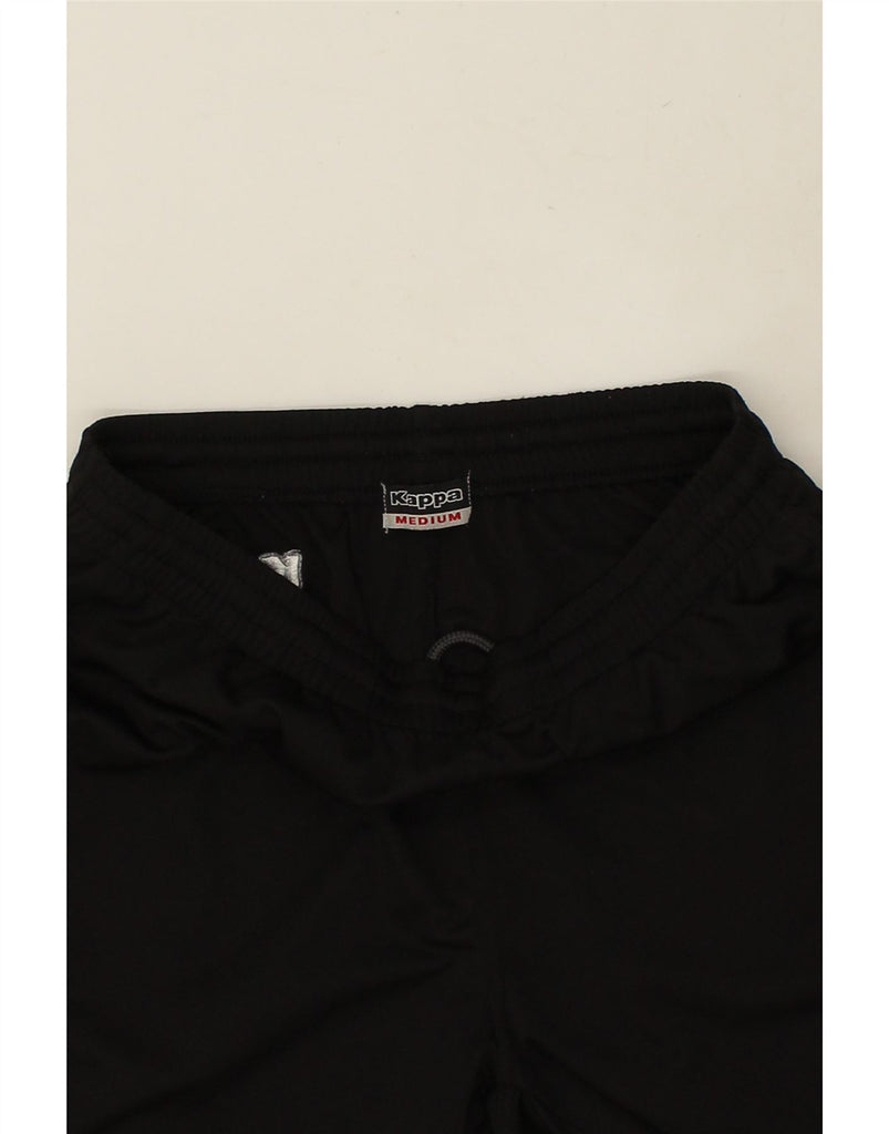 KAPPA Mens Graphic Sport Shorts Medium Black Polyester | Vintage Kappa | Thrift | Second-Hand Kappa | Used Clothing | Messina Hembry 