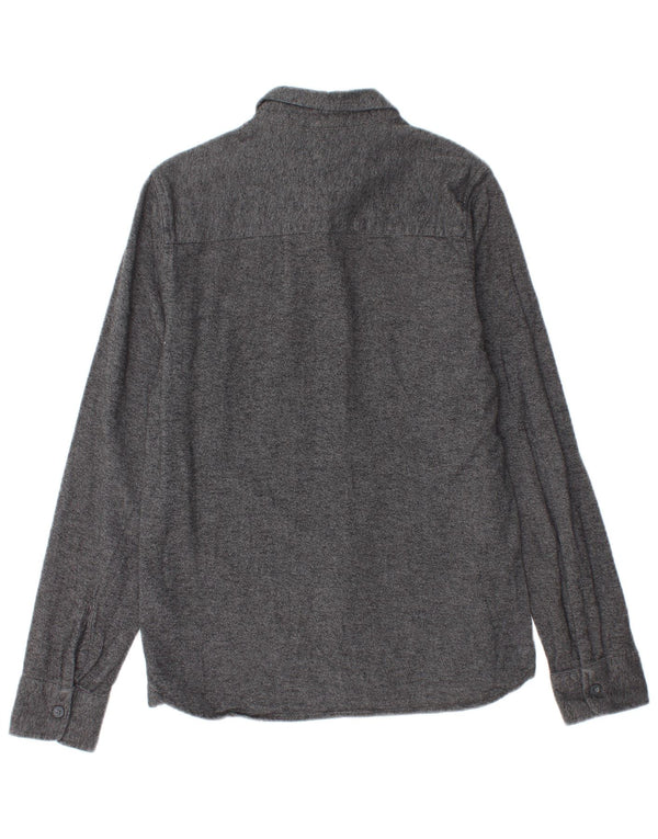 Mountain Warehouse Boys Flannel Shirt 14-15 Years Small Grey Cotton