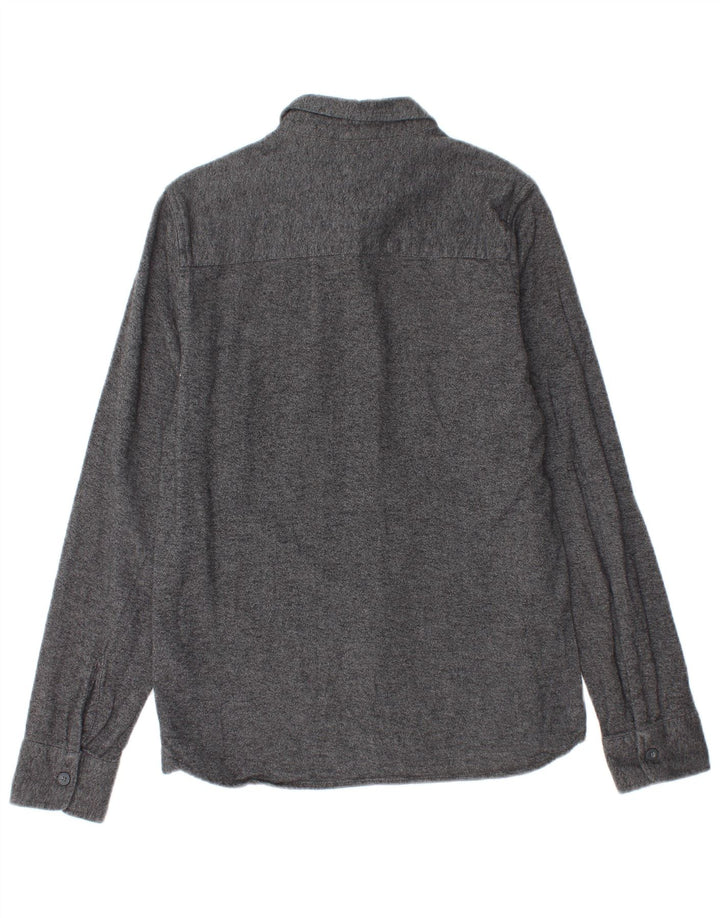 Mountain Warehouse Boys Flannel Shirt 14-15 Years Small Grey Cotton