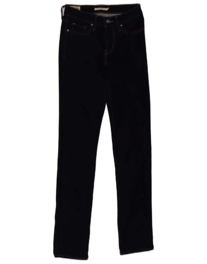 Levi's Womens 312 Shaping Slim Jeans W25 L32 Navy Blue