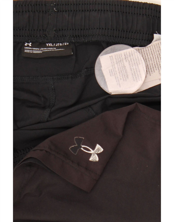 Under Armour Boys Sport Shorts 13-14 Years XL Black Polyester