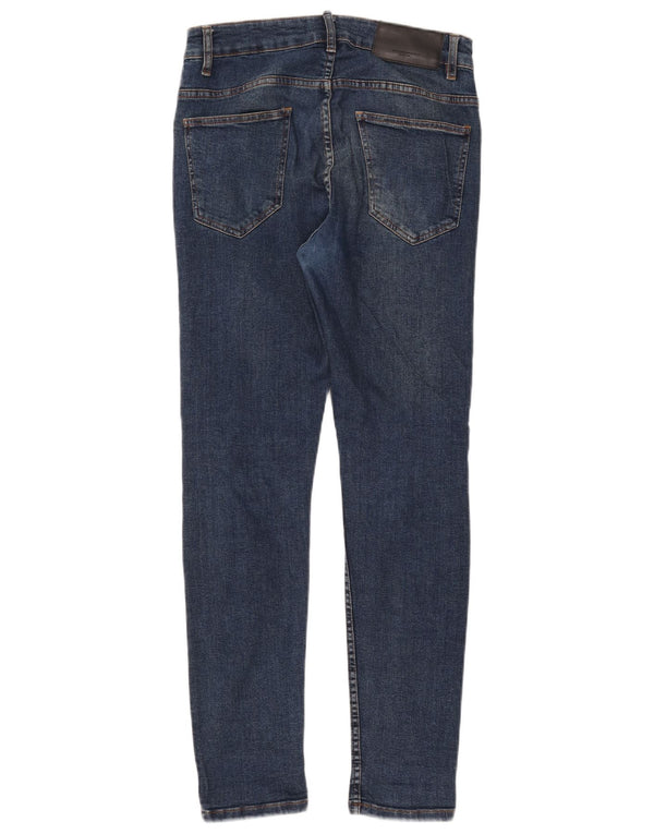 Zara Mens Skinny Jeans EU 40 Medium W31 L30 Blue Cotton