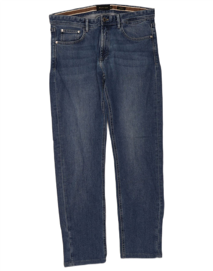 Massimo Dutti Mens Slim Jeans EU 42 Large W32 L30 Blue